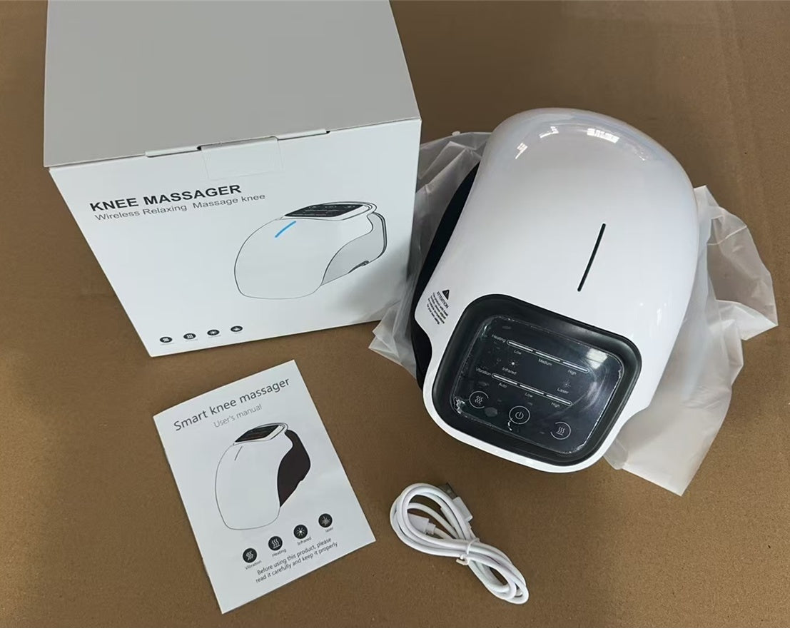 Heated Vibration Knee Massager – Cordless & Rechargeable