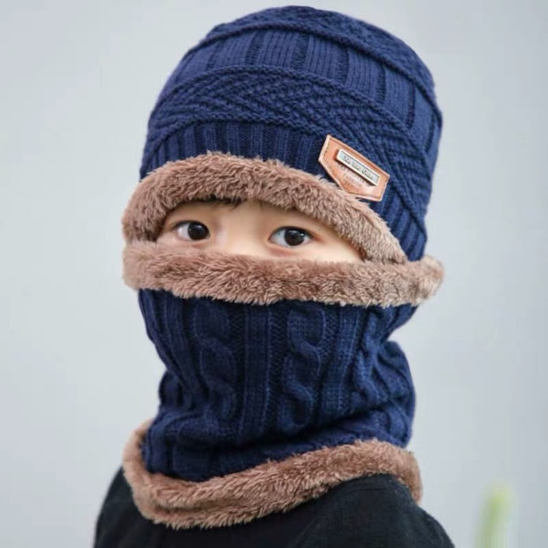 Warm knitted hat children&