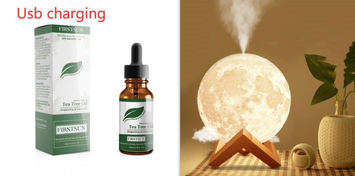 Lunar Humidifier & Night Light –  Gift Moisturizing Spray Dormitory Bedside Mute Creative Gift