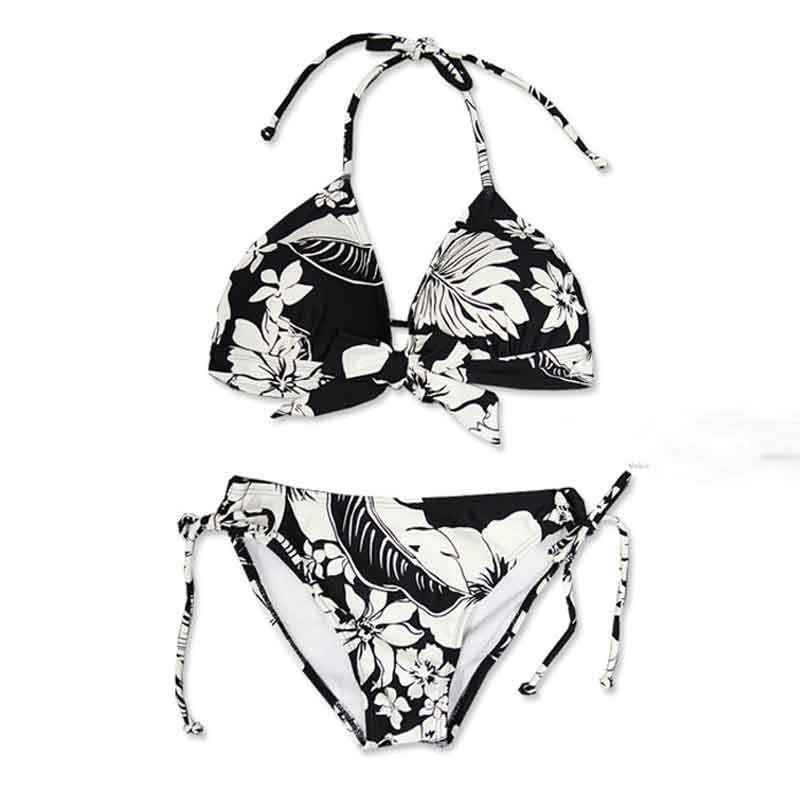 Wholesale explosion, black and white couples, three sets of split bikini wrap, hot springs swimming women&