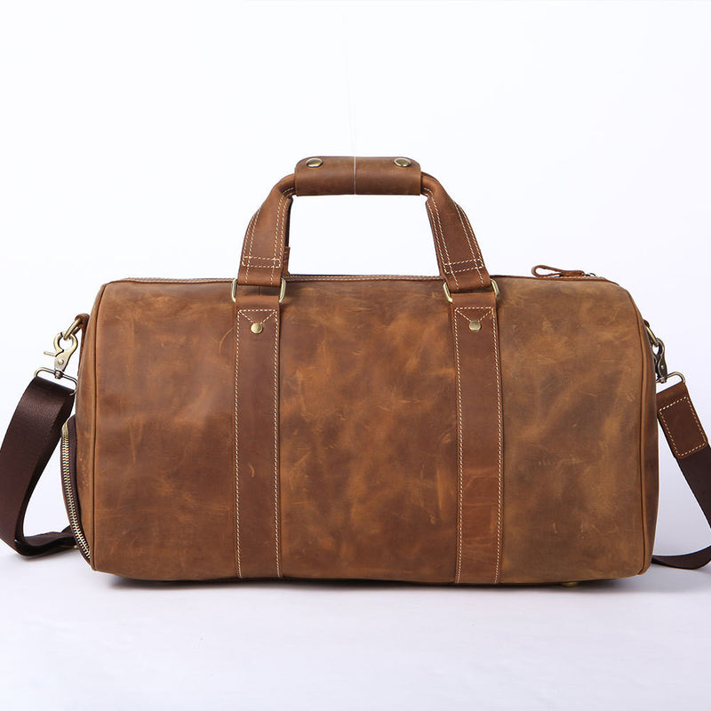 Vintage Crazy Horse Leather Men&