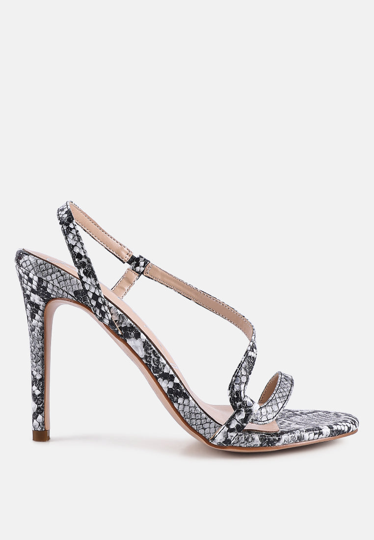 Epoque Heeled Strappy Slingback Sandals-5
