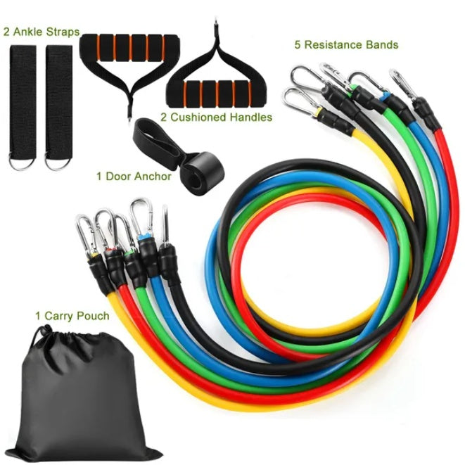 Resistance Band Set for Home and Full-Body Training