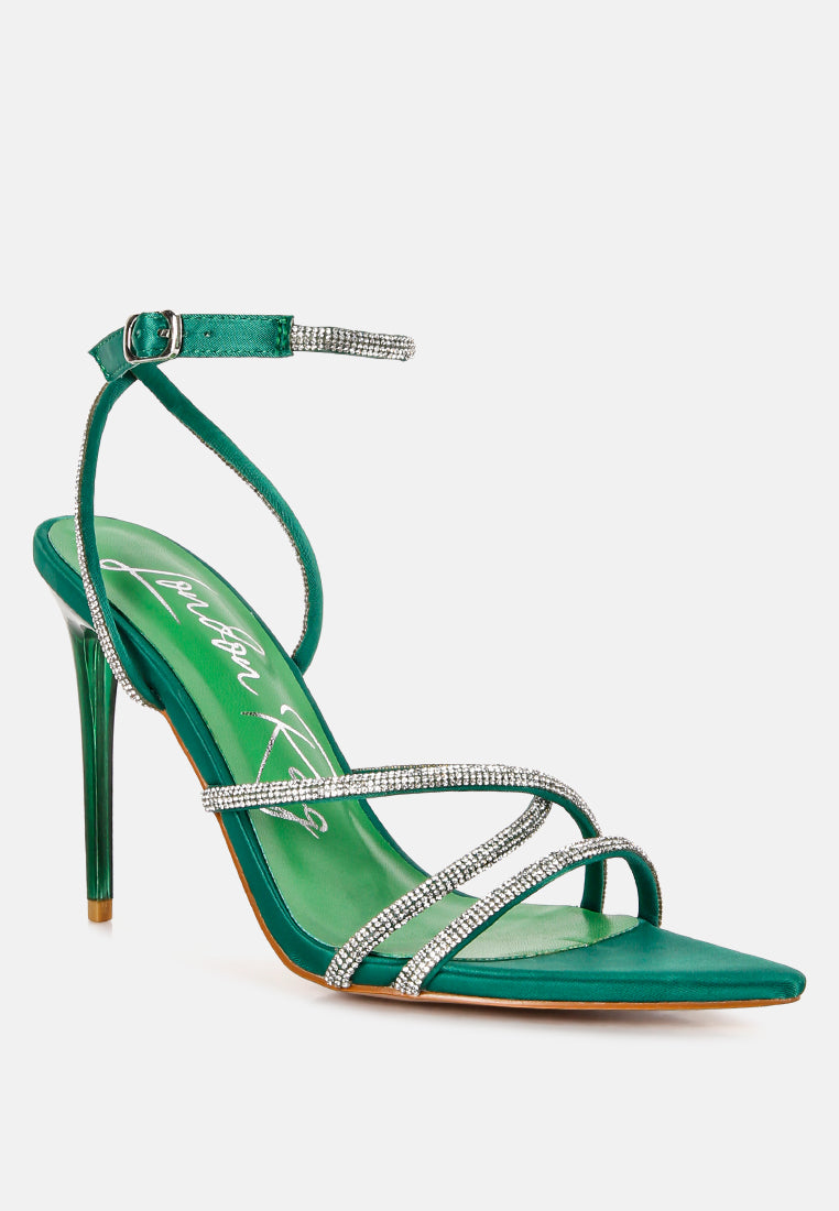 Dare Me Rhinestone Embellished Stiletto Sandals-2