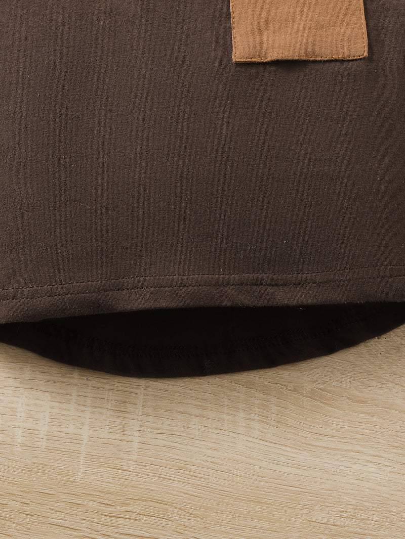 Round Neck Short-sleeved T-shirt Shoulder Oversleeve