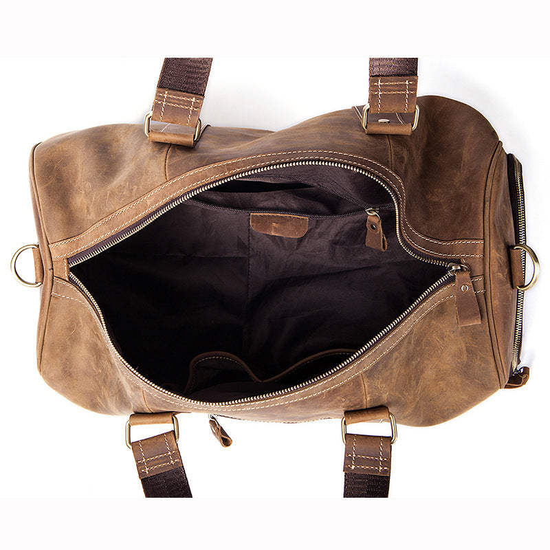 Vintage Crazy Horse Leather Men&