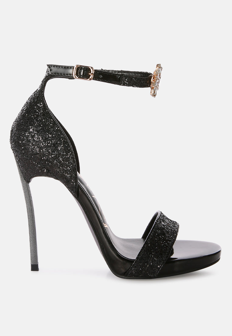 Straight Fire High Heel Glitter Stilettos-7