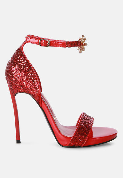 Straight Fire High Heel Glitter Stilettos-0