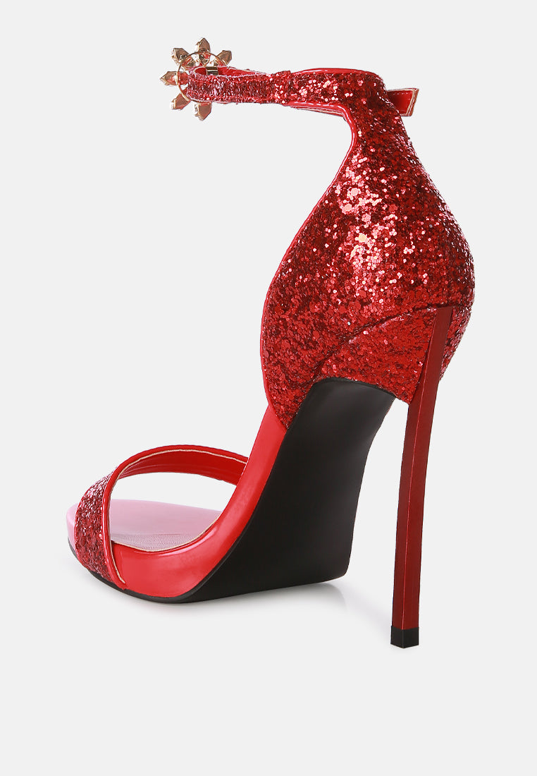 Straight Fire High Heel Glitter Stilettos-2